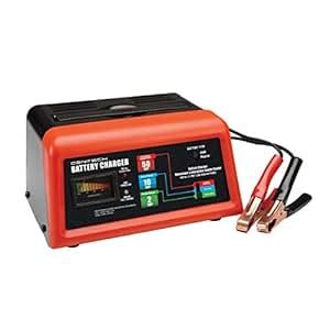 Cen-Tech 60581 Manual Car Battery Charger with Engine Start, 10/2/50 ...