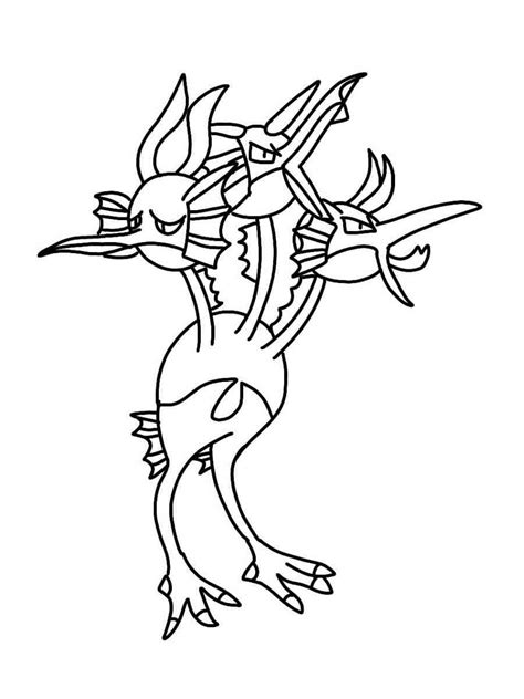 Dodrio From Pokemon Coloring Pages Free Printable Coloring Pages The