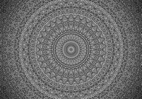 Greyscale Classic Mandala Murals Tenstickers