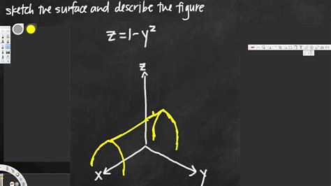 Sketching The Quadric Surface Vector Calculus 2 Youtube