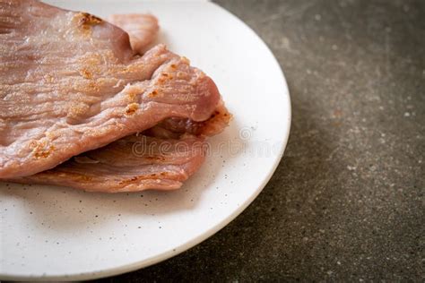 Fried Sun Dried Pork Stock Photo Image Of Meat Dried