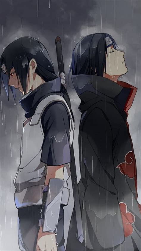 Uchiha itachi akatsuki anbu triste Fondo de pantalla de teléfono HD