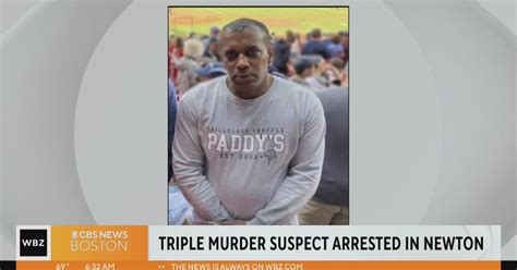 Newton man arrested in connection with triple murder - CBS Boston