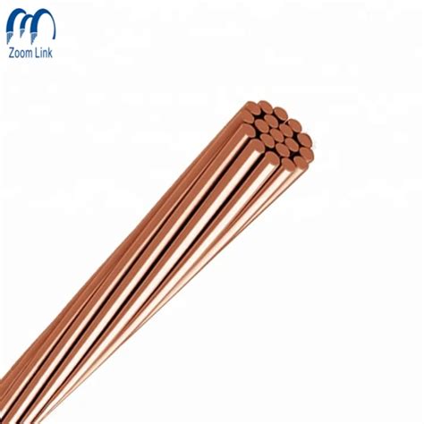 China Factory Ground Rod Conductor Wire Bare Copper Clad Steel Ground