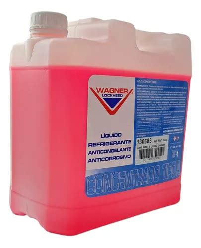 L Quido Refrigerante Anticongelante Concentrado L Rojo En Venta En