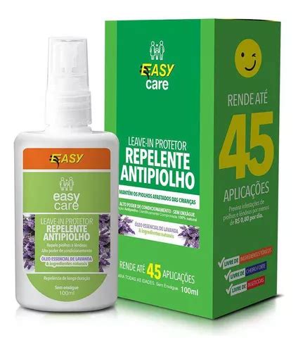 Easy Care Repelente De Piolhos E Lendeas Ml Mercadolivre