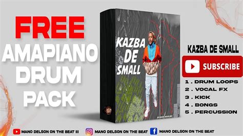 FREE Amapiano Drum Loops Pack 2022 Kabza De Small KOA Lll