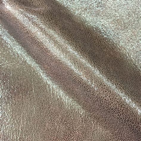 Pearlized Shimmer On Dark Brown Naked Cow Rainbow Leather