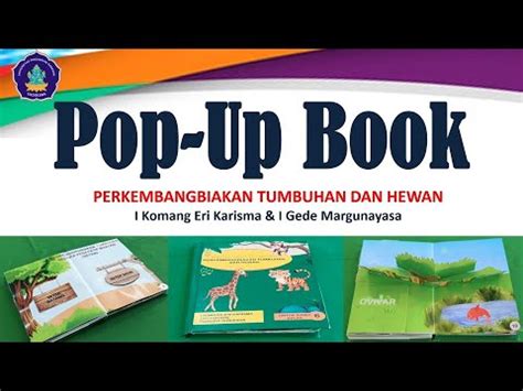 Pop Up Book Perkembangbiakan Tumbuhan Dan Hewan Kelas Vi Sd Youtube