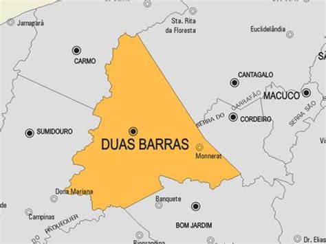 Duas Barras Municipio Mapa Mapa De Duas Barras Municipio Br Sil