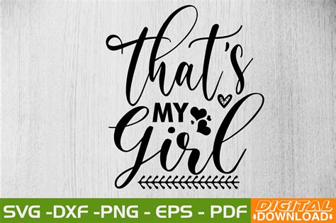 Thats My Girl Svg Design Graphic By Monidesignhat · Creative Fabrica