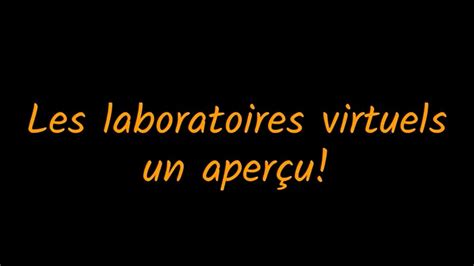 Les Laboratoires Virtuels Youtube