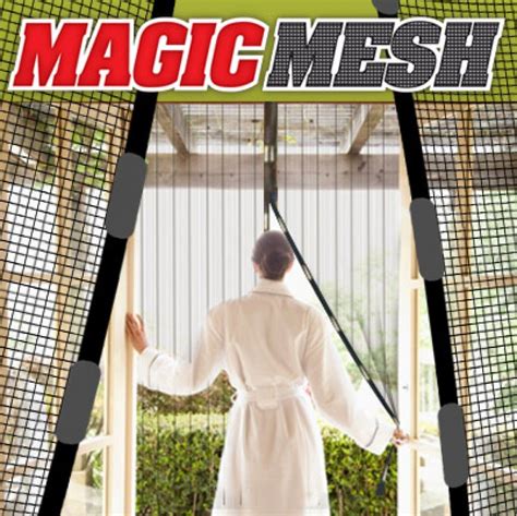 Magic Mesh Magnetic Screen Door Cover As Seen On Tv Bug Screen Door Install Screen Door