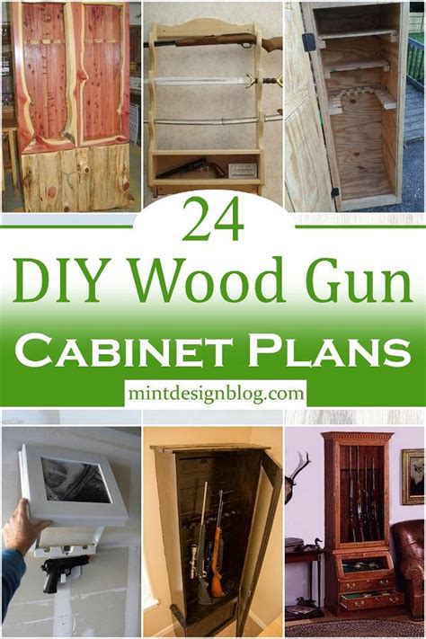 24 Diy Gun Cabinet Plans To Store Weapons Safely Mint Design Blog