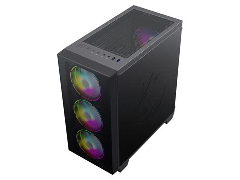 Gamemax Aero Mini Black USB3 0 Tempered Glass Micro ATX Gaming Computer