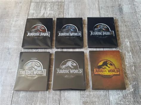 JURASSIC PARK WORLD 4K UHD Blu Ray Steelbook Sammlung KOMPLETT