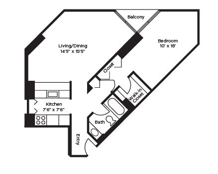 Asbury Plaza | One Bedroom | Available Units