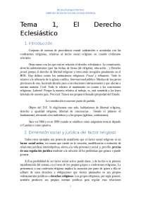 Derecho Eclesi Stico Docsity