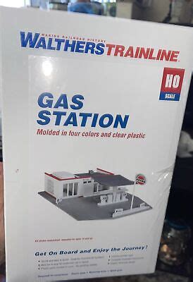 Walthers Trainline Ho Scale Gas Station Kit Ebay