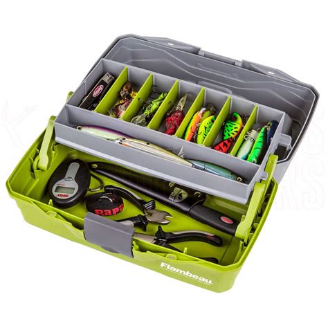 Flambeau Classic 1 Tray Tackle Box Green Broncos Outdoors