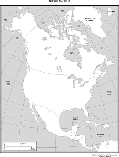 Mapa Mudo de América del Norte Tamaño completo Gifex