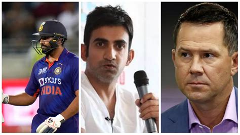 Fans Fume At Gautam Gambhir For Explosive Remark On Ponting Rohit