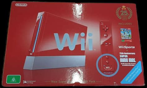 Nintendo Wii Red 25th Anniversary Bundle AUS Consolevariations