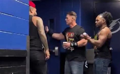 John Cena Spotted Mingling With Jimmy Uso Backstage At Wwe Smackdown