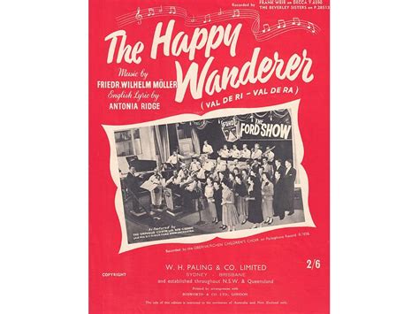Moller Friedrich Wilhelm The Happy Wanderer — Oxfam Bookshop