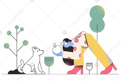 Feeding Dog Png Svg