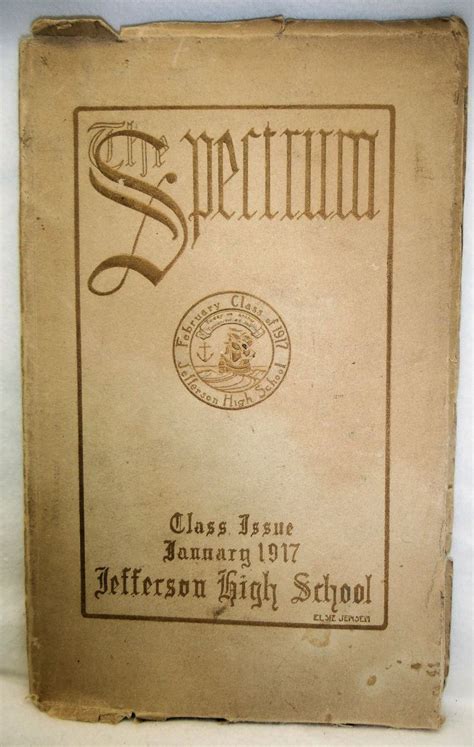 1917 Thomas Jefferson High School (yearbook) Portland, Oregon | rose ...