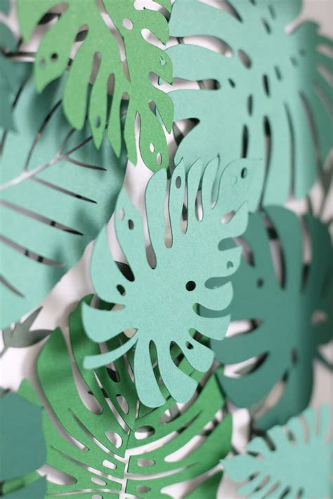 Easy Tropical Wall Art Diy Paper Crafts The Crafty Gentleman Blog