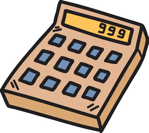 Ilustraci N De Calculadora Dibujada A Mano Vector En Vecteezy