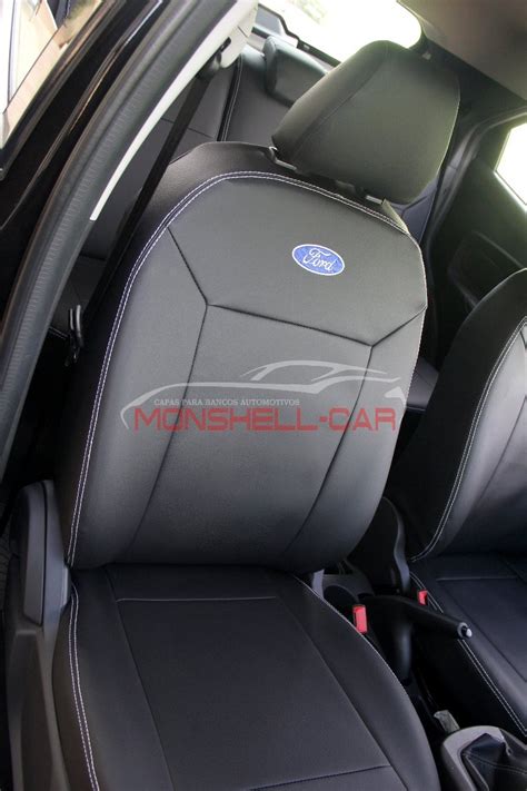 Capas De Bancos Couro Carro P Novo Ford Ka Sedan Se 1 5 2019 R 249