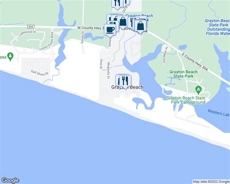 Map Of Santa Rosa Beach Florida | Beach Map