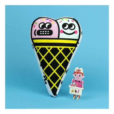 Ice Cream Cone Quirky Kids Plush Toy Kids Plush Toys Ice Cream Plush