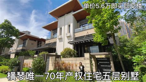 單價56萬買珠海橫琴唯一70年產權住宅別墅，距離橫琴口岸步行5分鐘的頂級豪宅別墅，光橫琴稀缺的地皮就值了 Youtube