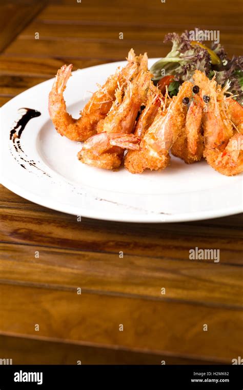 Deep Fried Prawns Stock Photo - Alamy