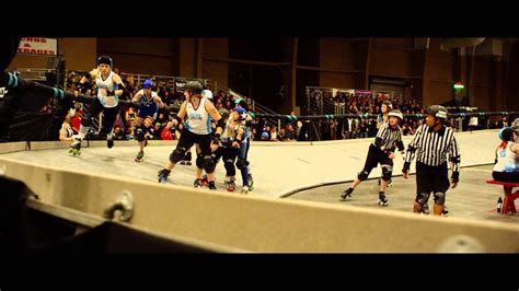 Womens Banked Roller Derby Youtube