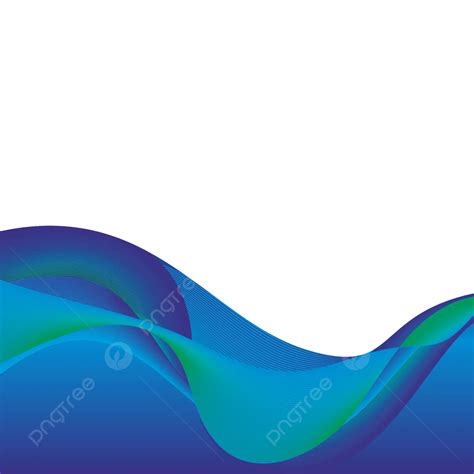 Curve Background Blue Color Vector, Abstract Curve Background Design ...