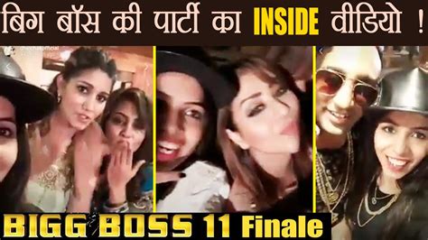 Bigg Boss 11 Shilpa Shinde Hina Khan Sapna Chaudhary And Rest Partying Hard Watch Video