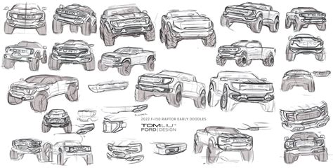 2021 Ford F-150 Raptor Design Sketches Show Off Its Aviation Inspiration