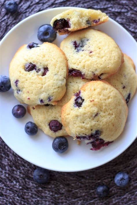 Lemon Blueberry Cookies Soft And Like A Muffin Top