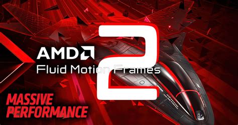 AMD Launches Fluid Motion Frames 2 With AI Optimization Performance