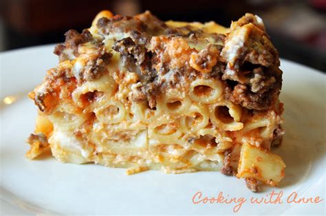 Cooking With Anne Baked Ziti With Meat Sauce And Béchamel