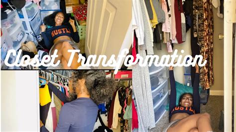 EXTREME CLOSET TRANSFORMATION DECLUTTER ORGANIZE VLOG YouTube