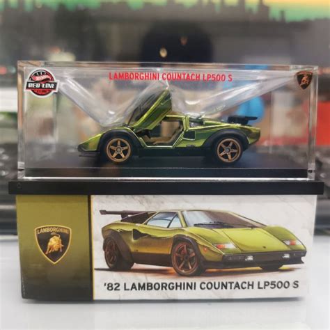 Jual Hot Wheels RLC Lamborghini Countach LP S HIJAU GREEN HotWheels Red Line Club Shopee