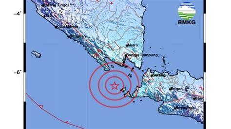 Gempa Magnitudo 5 4 Guncang Banten Rabu Siang Getaran Dirasakan Hingga