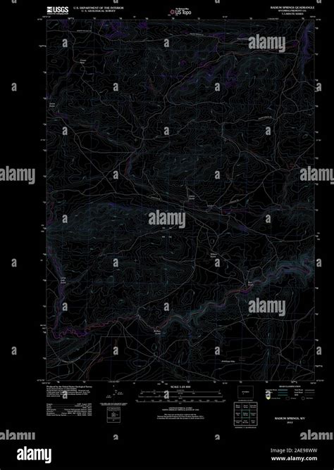 Map of radium springs hi-res stock photography and images - Alamy