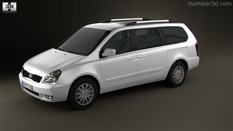 360 View Of Kia Sedona Carnival LWB 2012 3D Model 3DModels Store